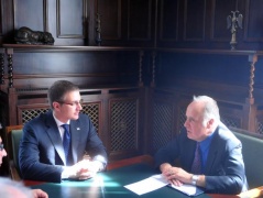 12 September 2012 National Assembly Speaker MA Nebojsa Stefanovic and H.E. Alexander Konuzin Ambassador of the Russian Federation to Serbia (PHOTO Tanjug)